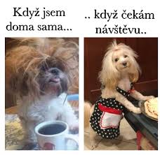 Když čekáš návštěvu, vem si alespoň tepláky