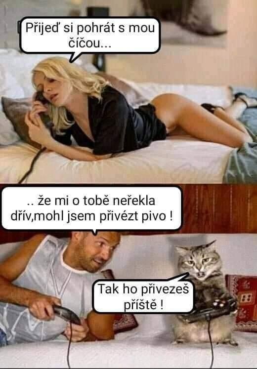 Chci si hrát, ale s jinou číčou!