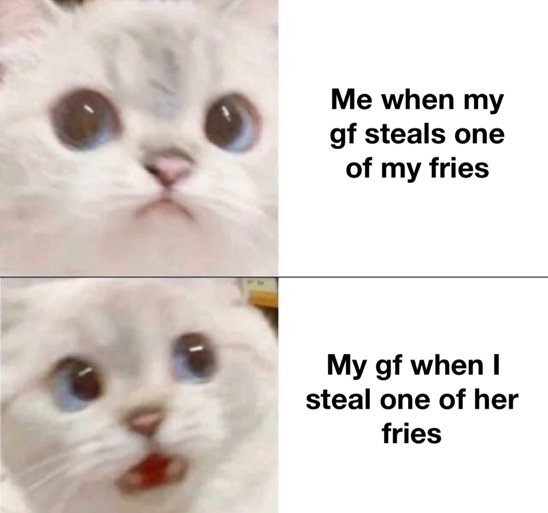 Tak když ti někdo jí hranolky