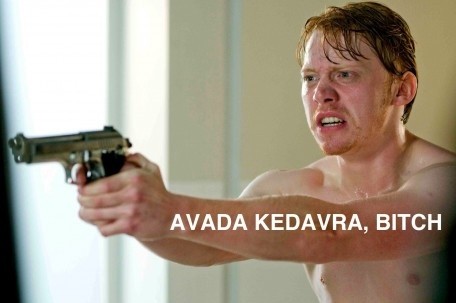 Počkat Rone, a nebo necháme tě. Střih, super záběr